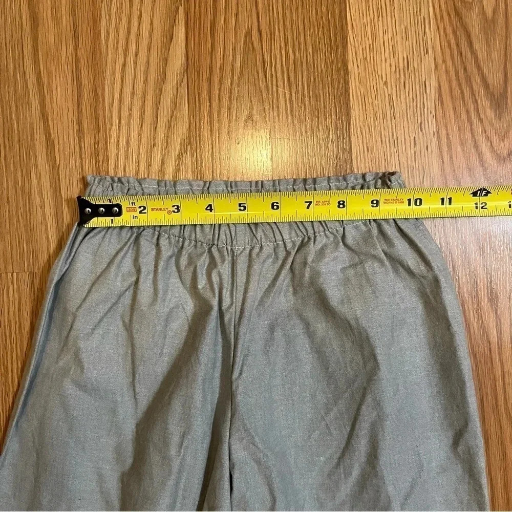 NWT Persnickety Grey Colorblock Big Ruffle Pants Girls sz 8 - Picture 7 of 9